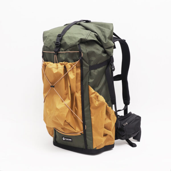 Marl-X-綠棕 MARL X 輕量化登山背包